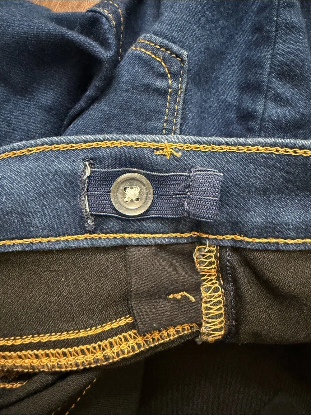 Old Navy Girls 14 Jeggings Blue Denim Stretch Skinny Jeans Pants Kids Dark Wash